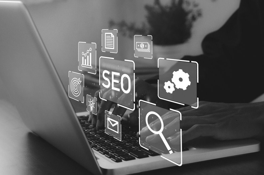 Seo,search,Engine,Optimization,Marketing,Ranking,Tr ... SEO,Search Engine Optimization Marketing Ranking Traffic Website Internet Business Technology Concept.Seo Career.Businessman using laptop to analysis SEO.